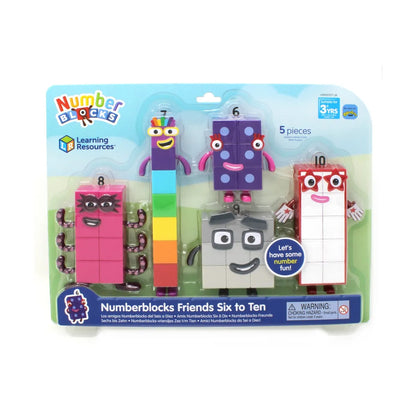 Learning Resources Numberblocks Friends Six to Ten - Educational & Imaginative Play Figures