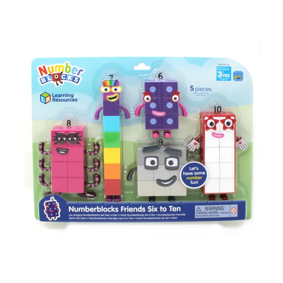 Learning Resources Numberblocks Friends Six to Ten - Educational & Imaginative Play Figures