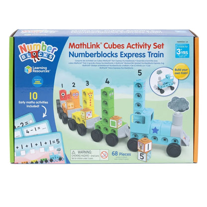 Numberblocks MathLink Cubes Express Train - Build, Count, and Learn