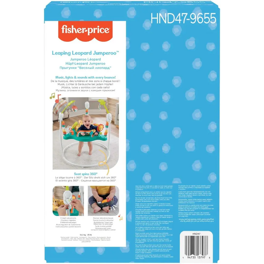 Fisher-Price Leopard Jumperoo Activity Centre