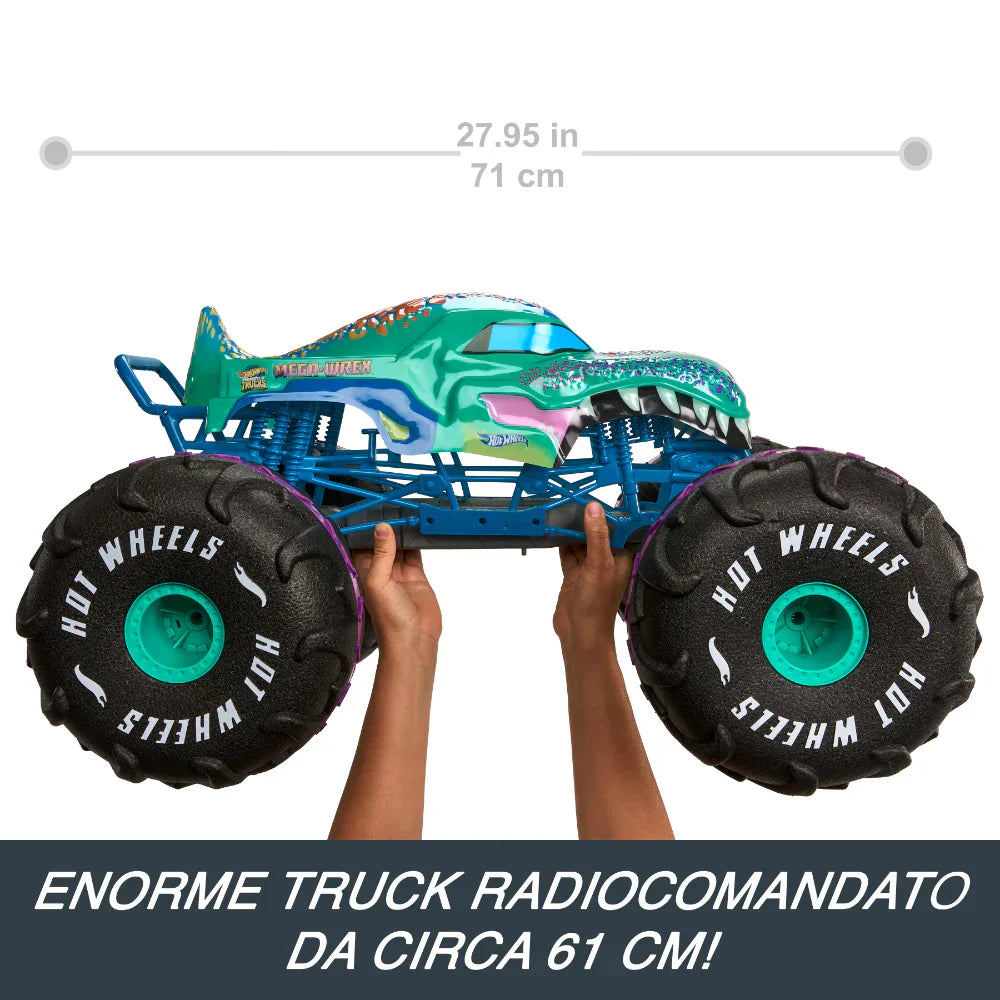 Hot Wheels RC 1:6 Monster Trucks Mega Battery Operated