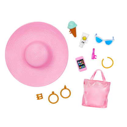 Barbie Swimsuit Fashion Doll with Beach-Themed Accessories