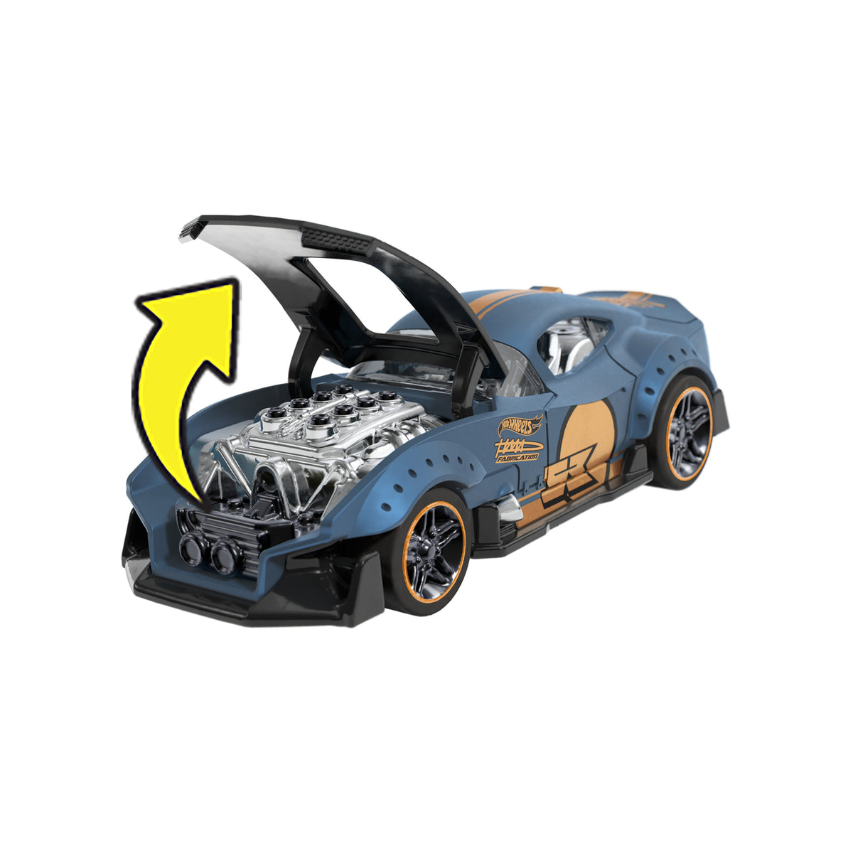 Hot Wheels Pull-Back Speeders Bone Shaker Die-Cast Vehicle Toy for Kids