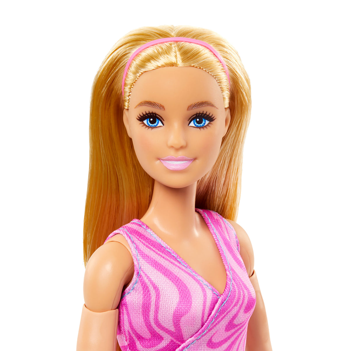 Barbie Made to Move Blonde Fashion Doll, Sports Top & Yoga Pants with 22 Bendable Joints