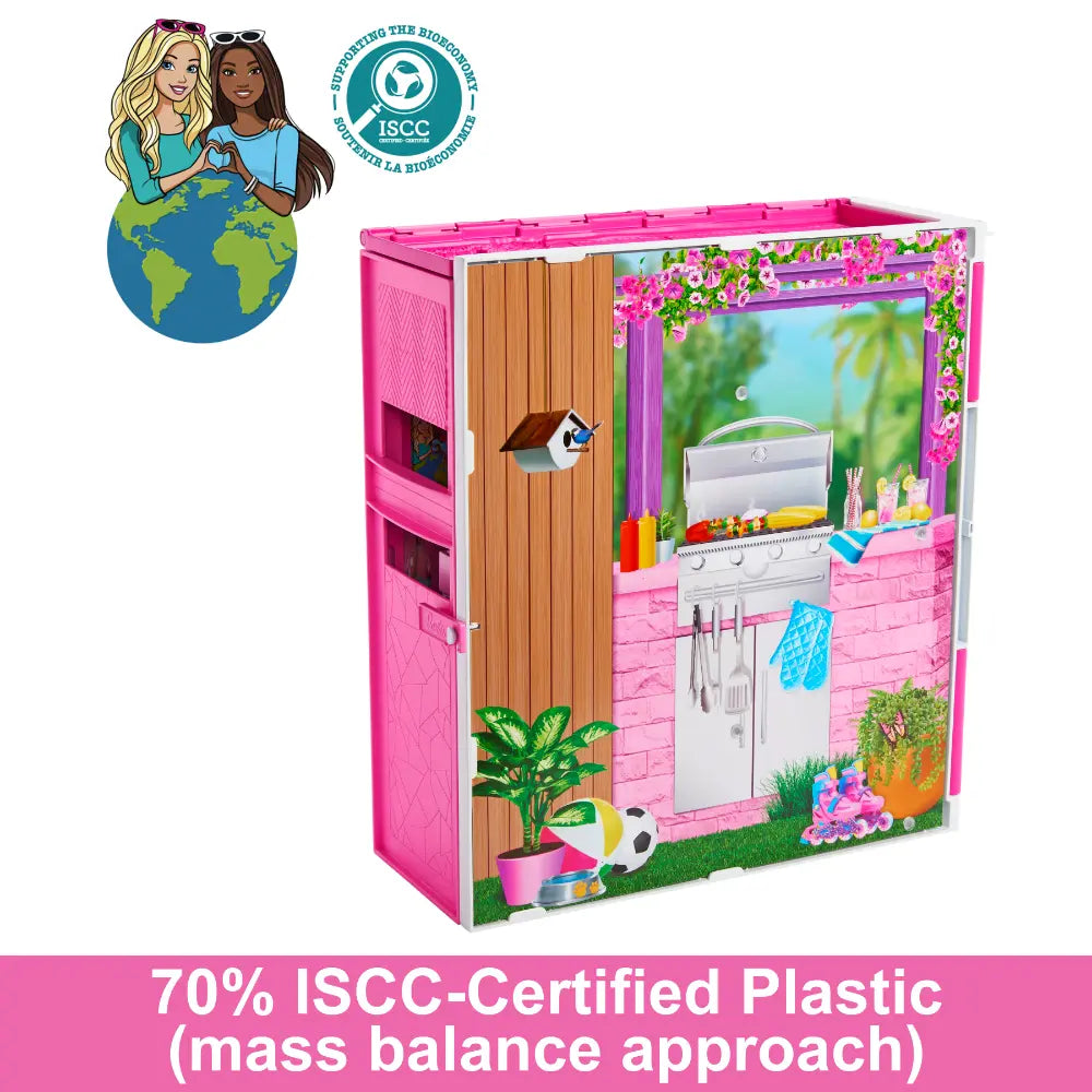 Barbie Getaway Doll House With Doll
