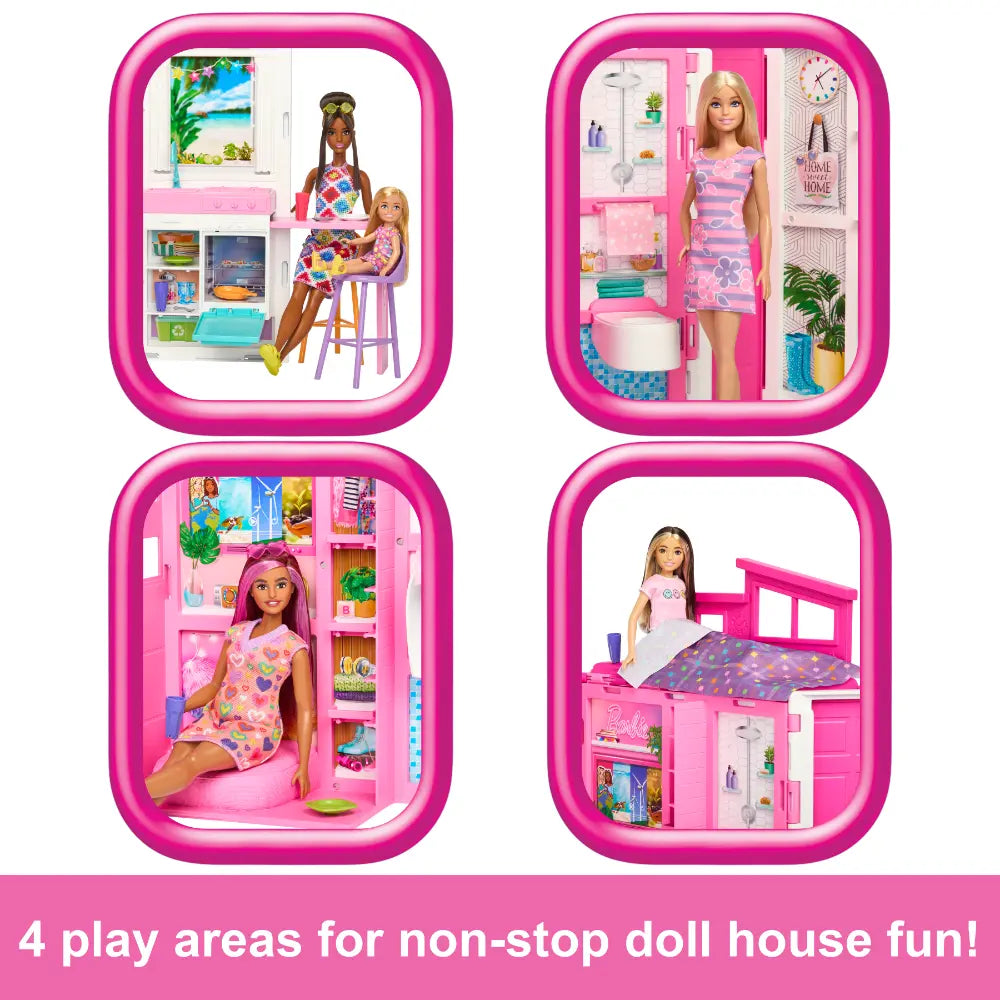 Barbie Getaway Doll House With Doll