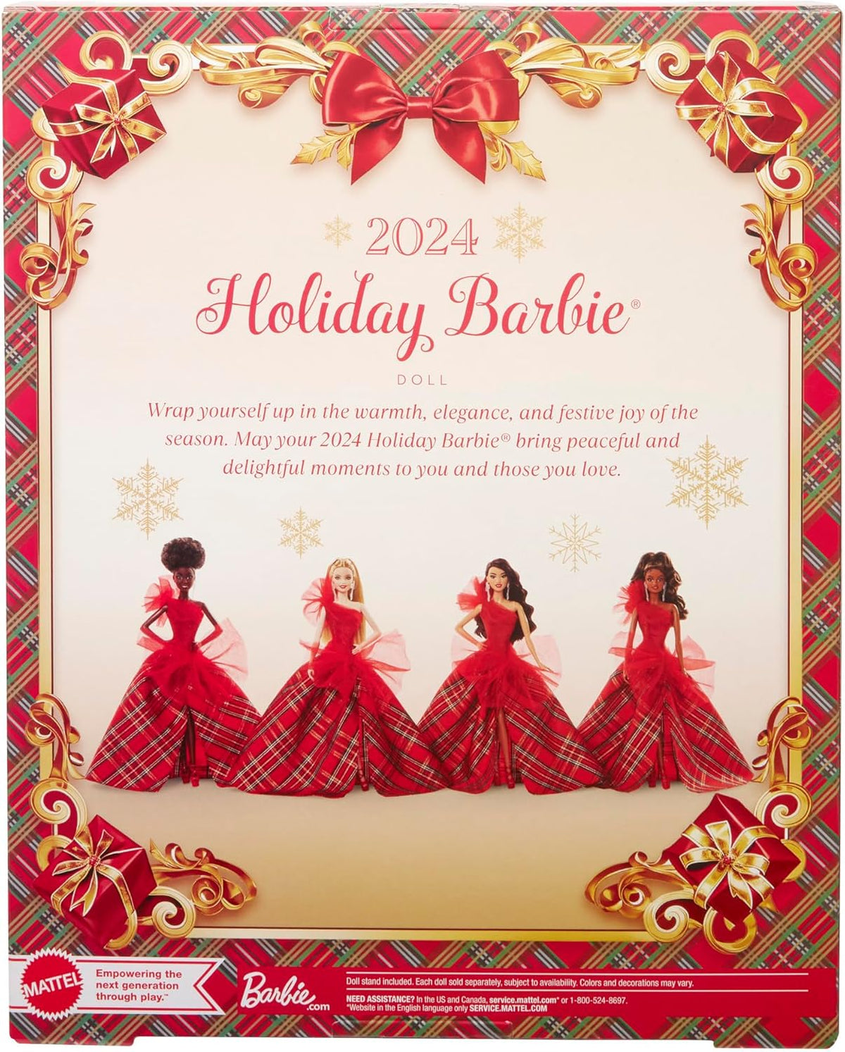 Barbie Blonde Holiday Doll Kids Collectible Fashion Doll
