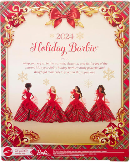 Barbie Blonde Holiday Doll Kids Collectible Fashion Doll