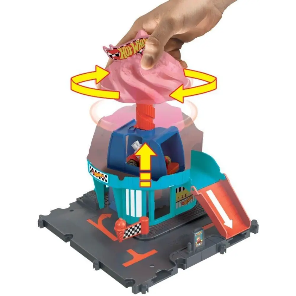 Hot Wheels City Downtown Ice Cream Shop Playset