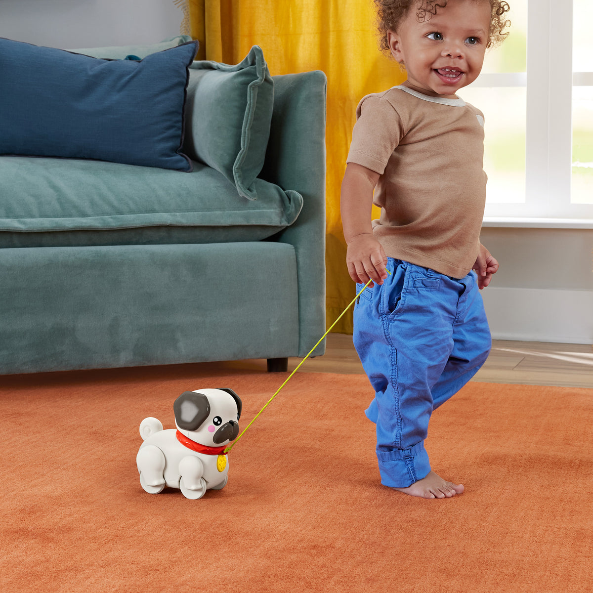 Fisher-Price Pets Walk the Pug Baby Activity Toy