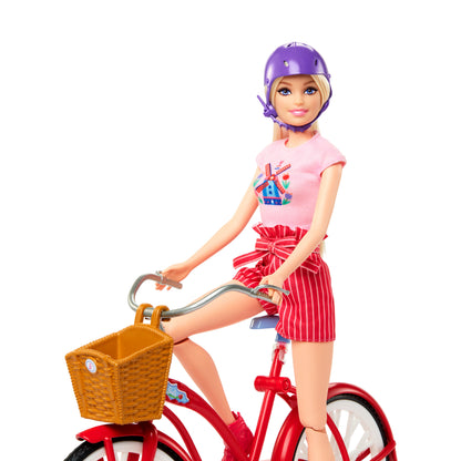 Barbie Holland Travel Adventure Fashion Doll with Bike & Accessories