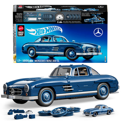 Hot Wheels Brick Shop Premium Mercedes-Benz 300 SL - 1:12 Scale