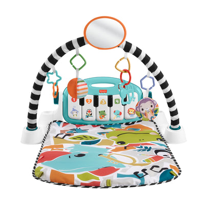 Fisher-Price Blue Kick & Play Piano Gym - Baby Musical Activity Mat