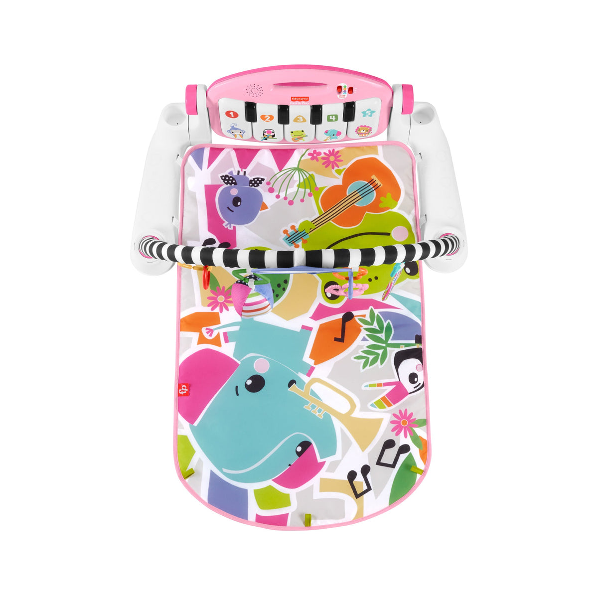 Fisher-Price Kick & Play Pink Piano Gym - Infant Music & Activity Mat