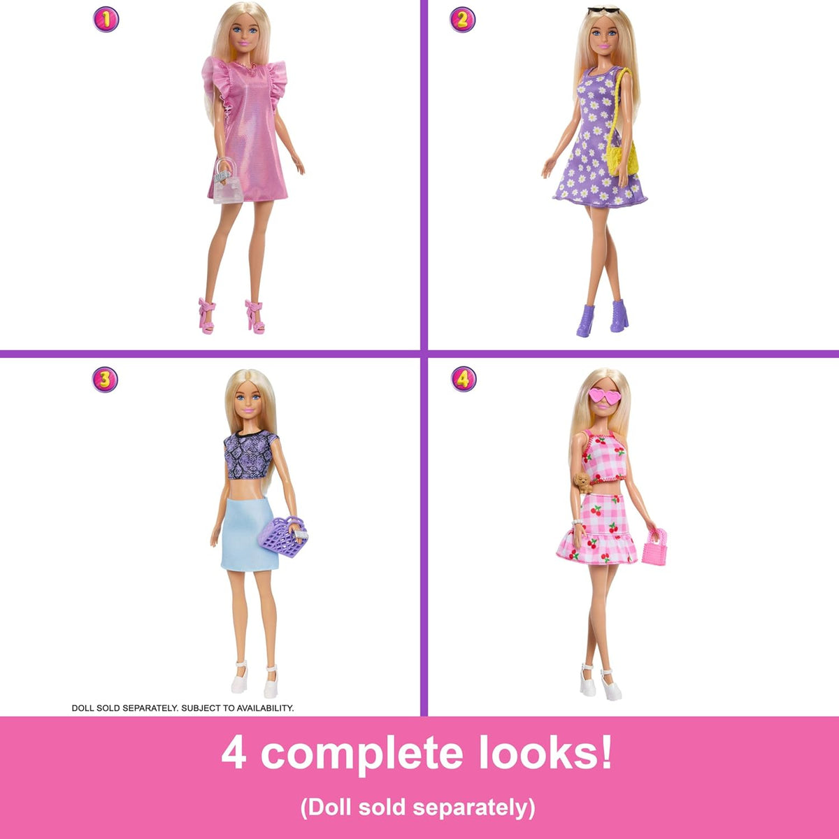 Barbie Fashion Doll Playset with Dream Closet & Accessories for Kids