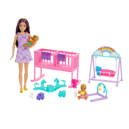 Barbie Skipper Twinning Nursery Doll Playset with Baby Dolls & Accessories
