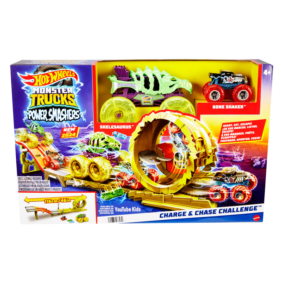 Hot Wheels Monster Trucks Power Smasher 1:64 Scale Die-Cast Vehicle Toy for kids