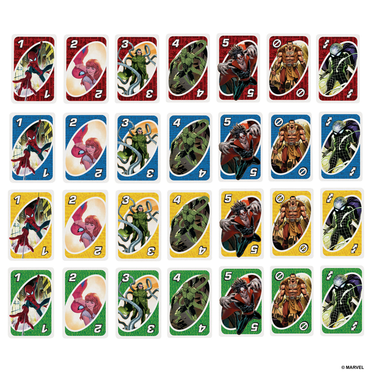 Mattel UNO The Amazing Spider-Man Card Game