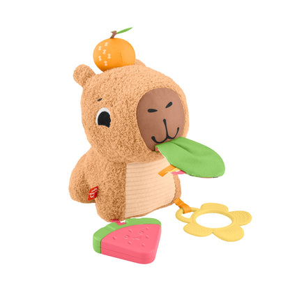 Fisher-Price Sensory Snuggly Snacky Capybara Baby Toy
