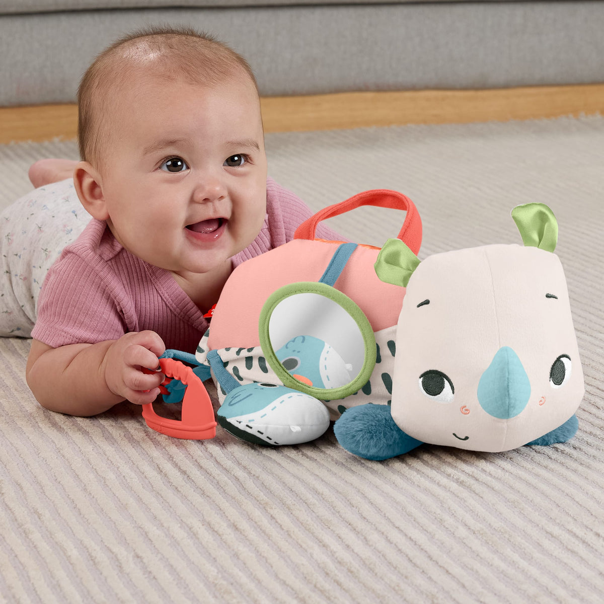 Fisher-Price Planet Friends Roaming Rhino Baby Activity Toy