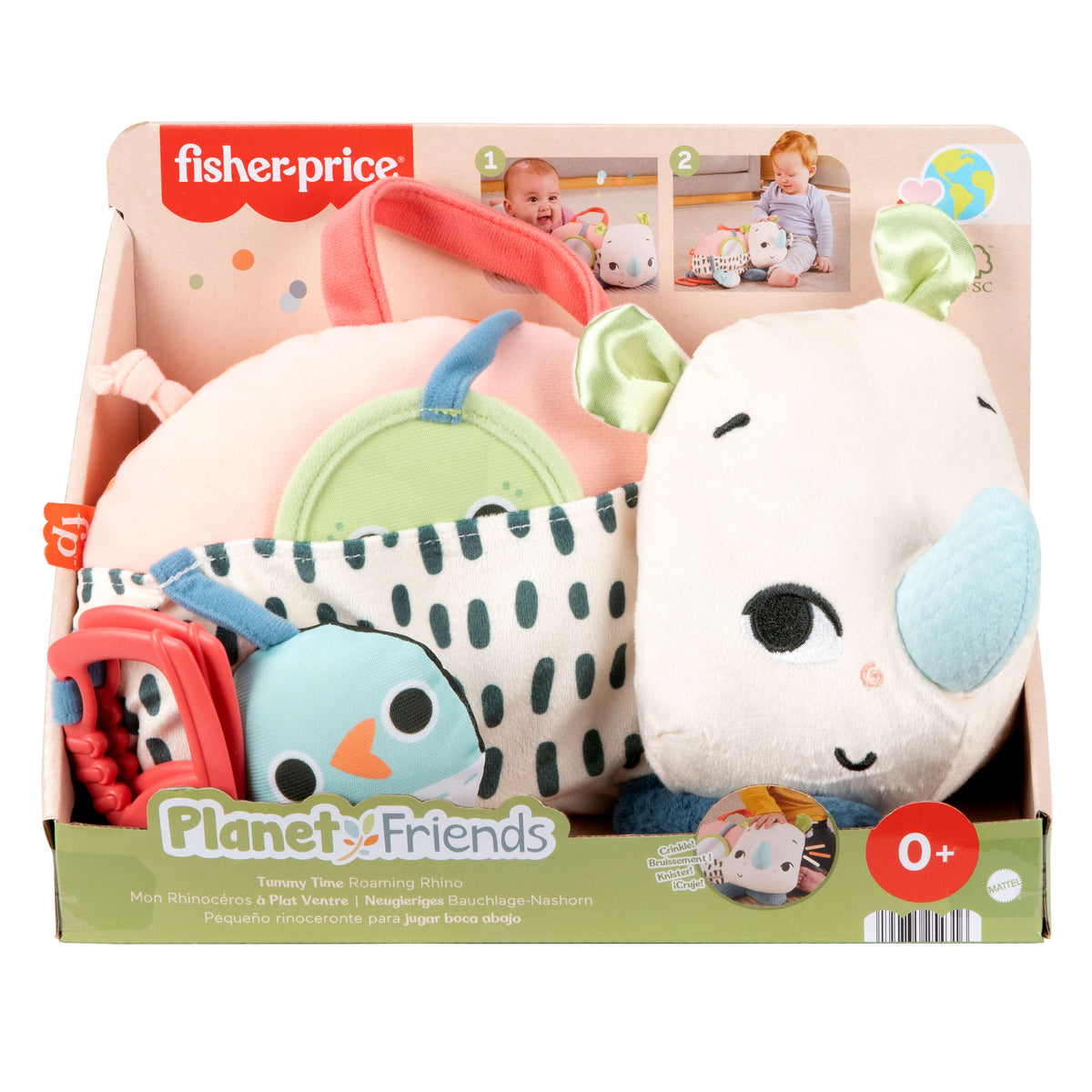 Fisher-Price Planet Friends Roaming Rhino Baby Activity Toy