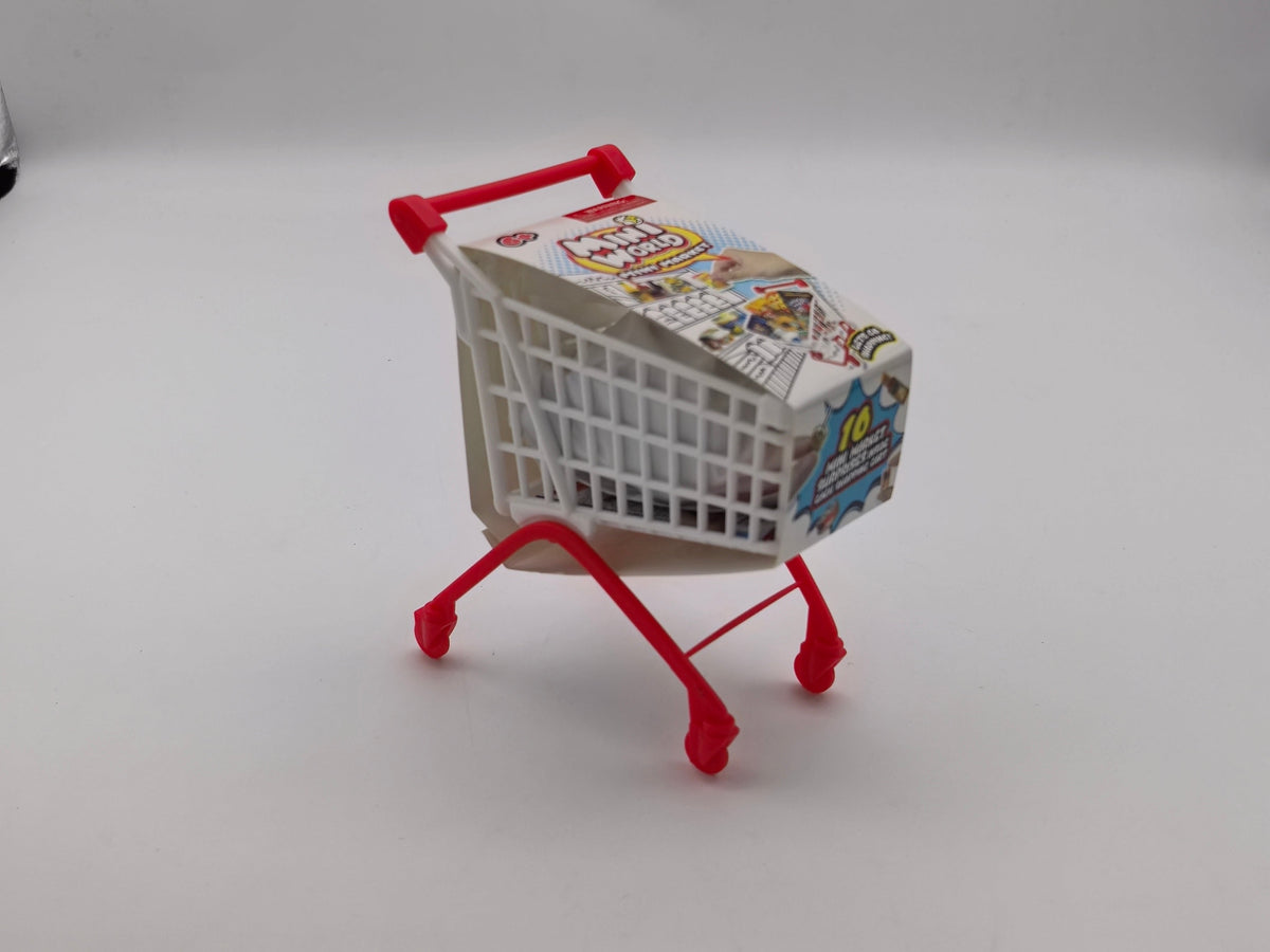 Miniworld Mini Mart Shopping Cart Playset for Kids