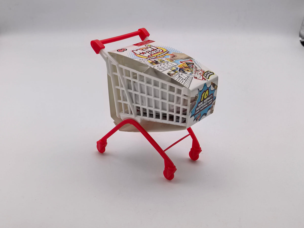 Miniworld Mini Mart Shopping Cart Playset for Kids