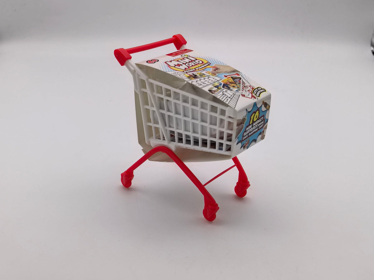 Miniworld Mini Mart Shopping Cart Playset for Kids