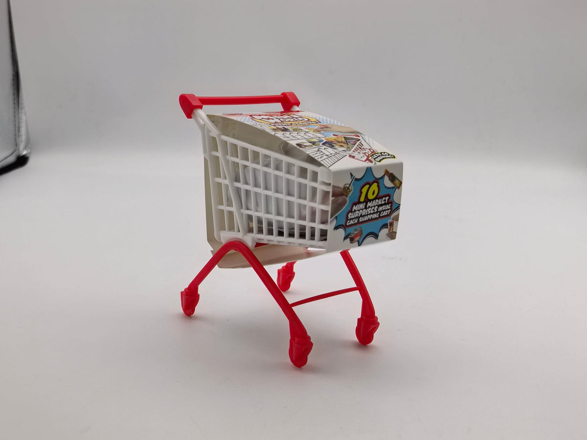 Miniworld Mini Mart Shopping Cart Playset for Kids