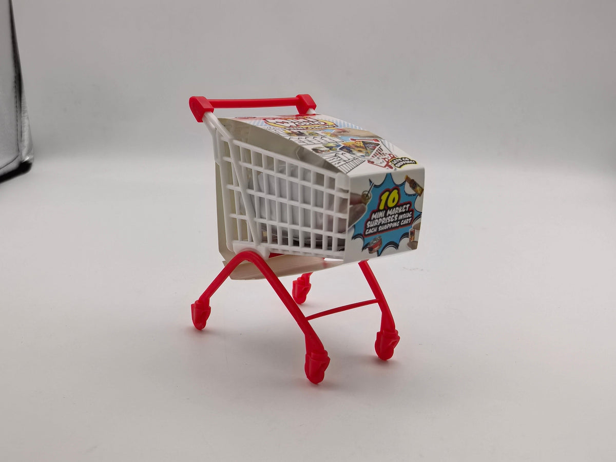 Miniworld Mini Mart Shopping Cart Playset for Kids