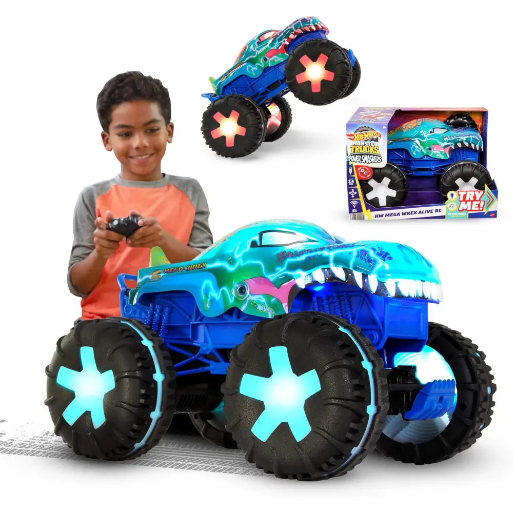 Hot Wheels Monster Truck Mega-Wrex Alive RC 1:15 Vehicle