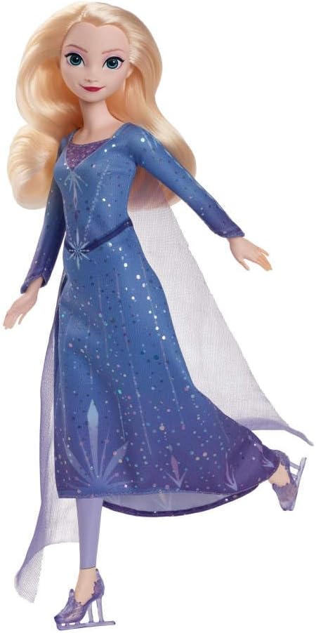 Disney Frozen Elsa Ice Skating Fashion Doll with Removable Dress & Accessories
