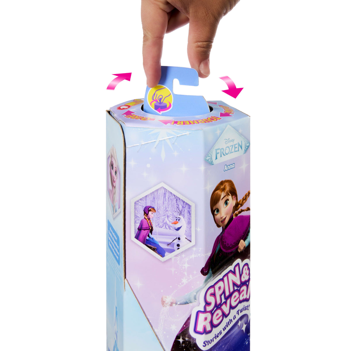 Disney Frozen Anna Spin & Reveal Fashion Doll Set with Surprises