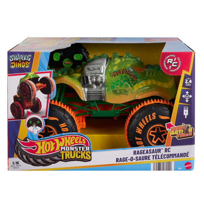 Hot Wheels RC Monster Trucks Rageasaur - 1:15 Scale