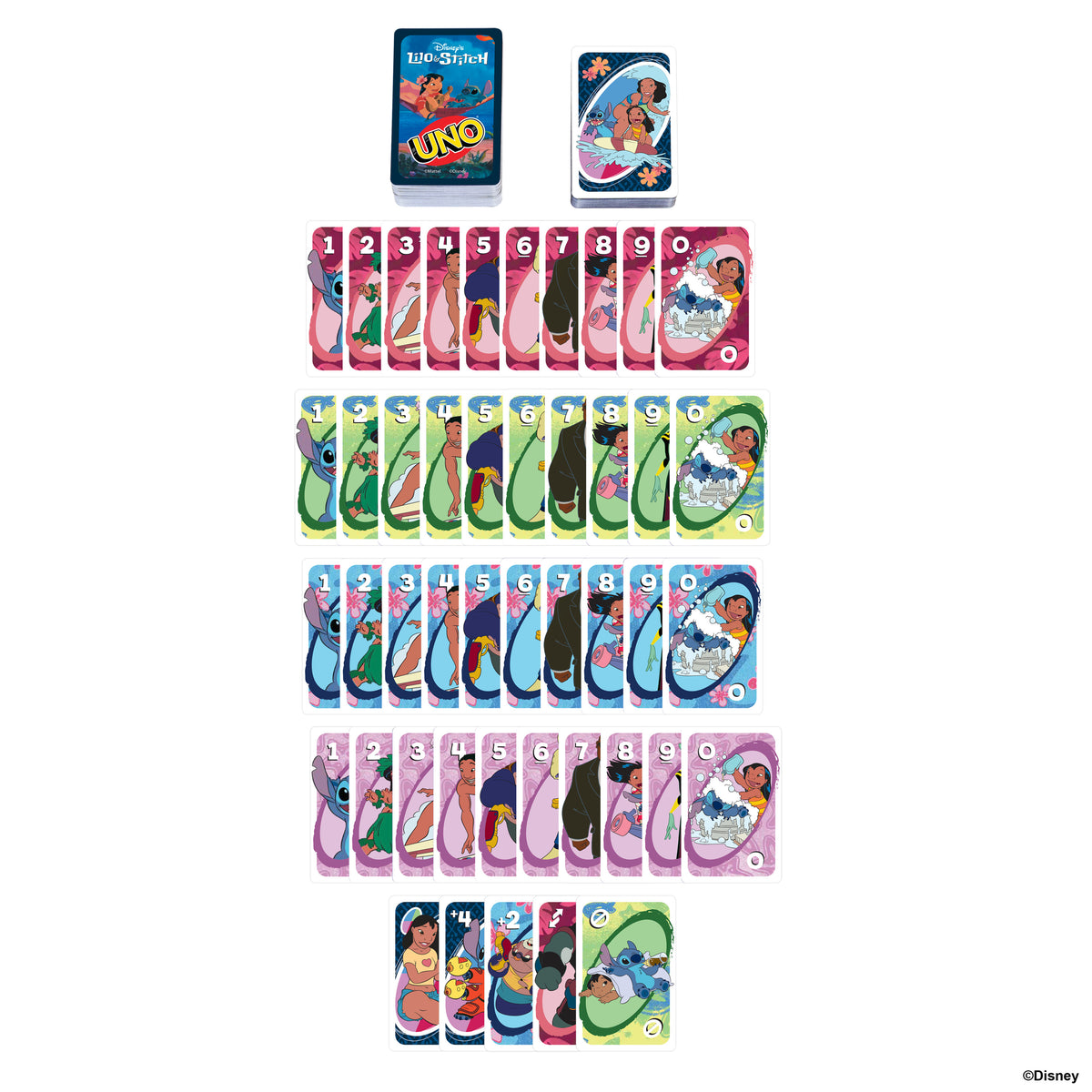 Mattel UNO Disney Lilo & Stitch Card Game