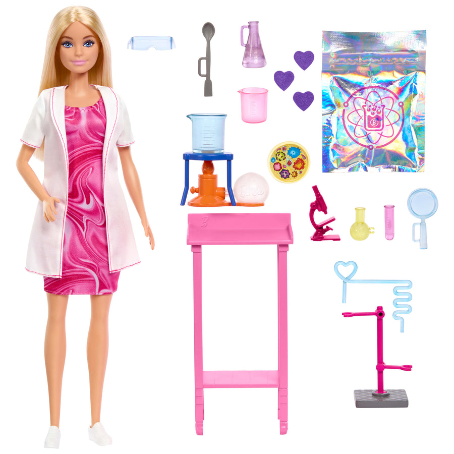 Barbie Careers Scientist Fashion Doll with Lab Accessories