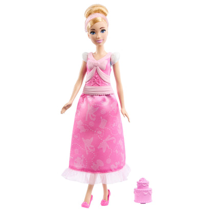 Disney Princess Cinderella 2-in-1 Stories Fashion Doll with 2 Looks & 9 Accessories