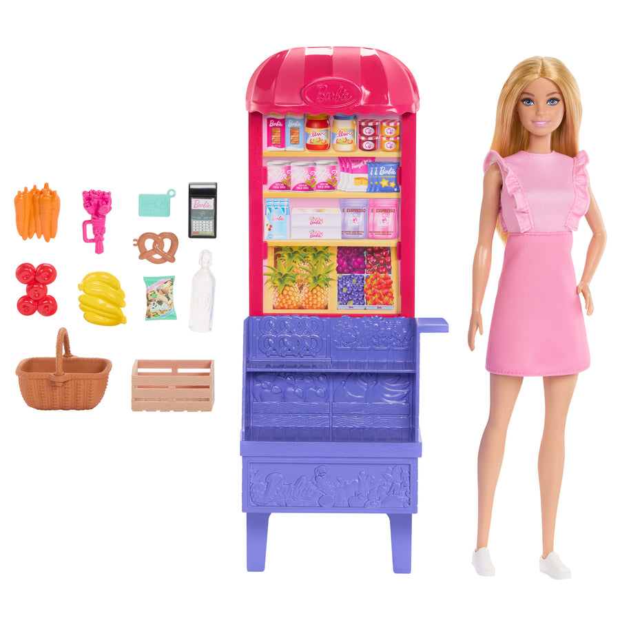 Barbie Malibu at the Market Teresa Doll & Playset with Accessories