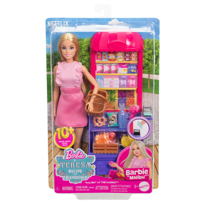 Barbie Malibu at the Market Teresa Doll & Playset with Accessories