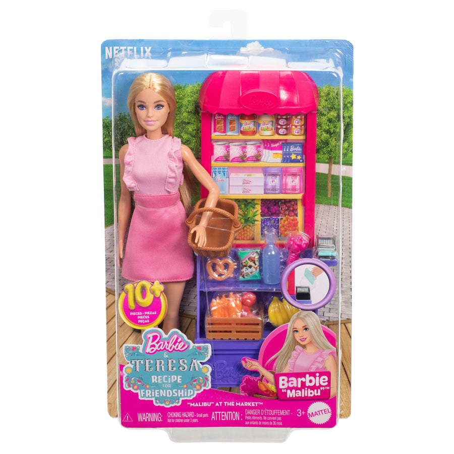 Barbie Malibu at the Market Teresa Doll & Playset with Accessories