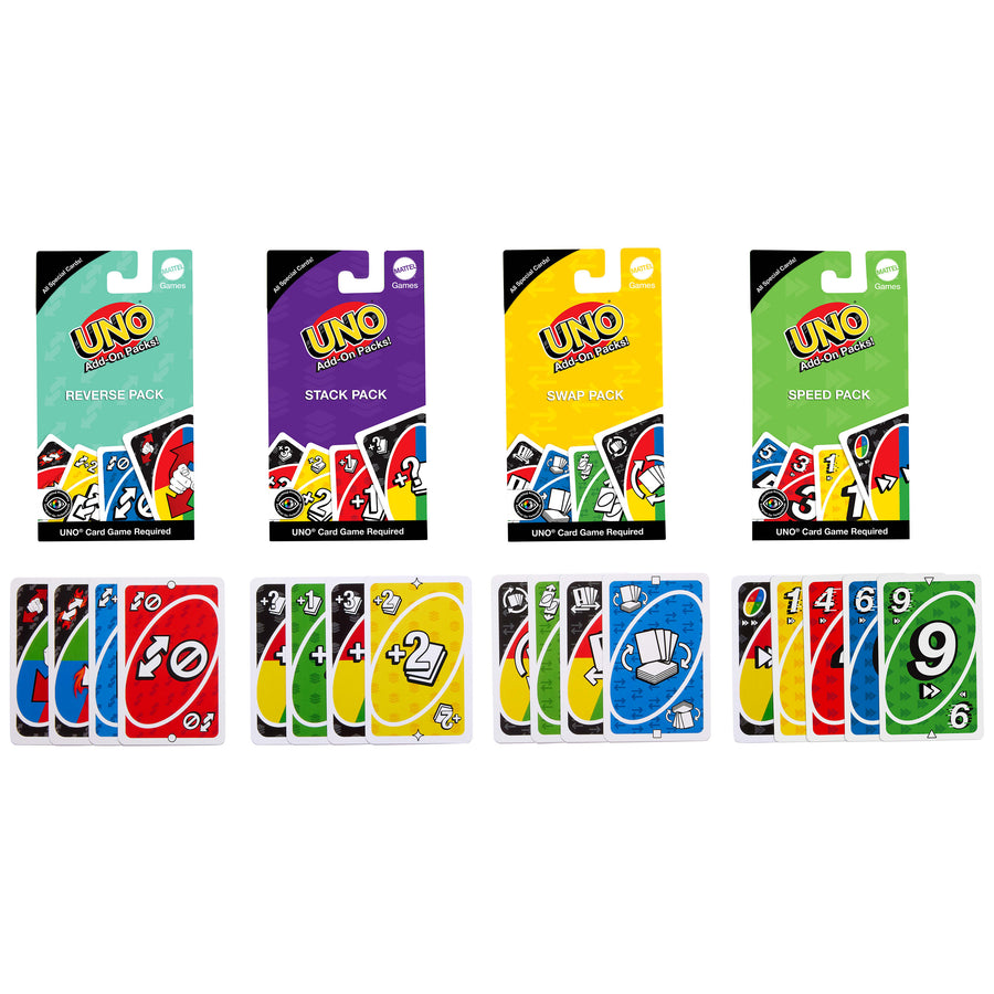 Mattel UNO Add-On Packs - Assorted