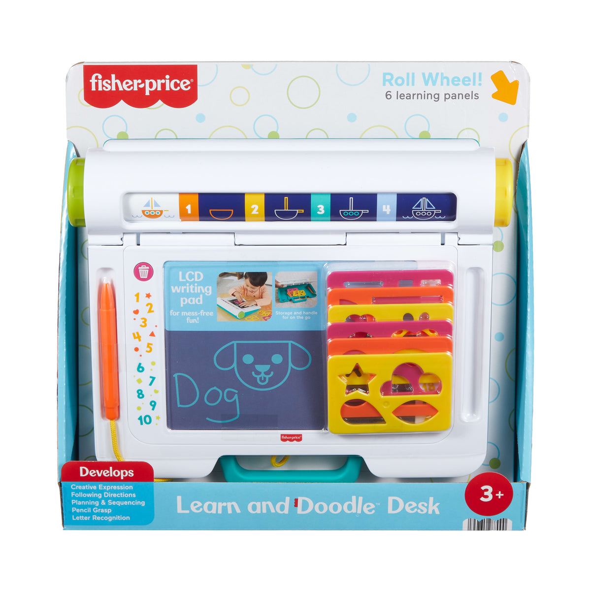 Fisher-Price Learn & Doodle Desk Rollwheel Activity Toy