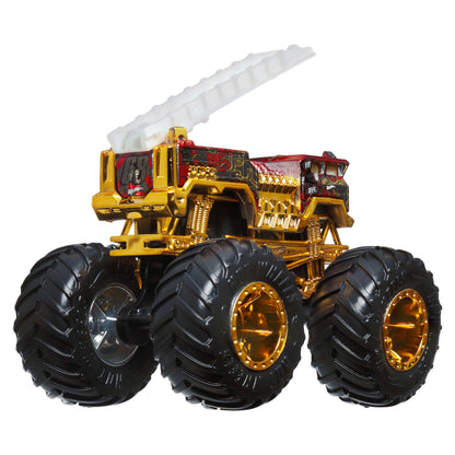 Hot Wheels Monster Trucks Trophy Champions Premium 1:64 Scale Die-Cast Vehicle & Accessory - Assorted Styles