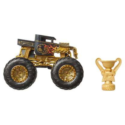 Hot Wheels Monster Trucks Trophy Champions Premium 1:64 Scale Die-Cast Vehicle & Accessory - Assorted Styles