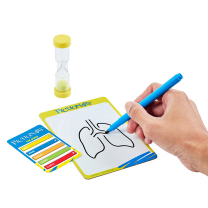 Pictionary Core Refresh Board Game with Erasable Boards & Timer