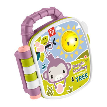 Fisher-Price Purple Monkey Musical Storybook Baby Learning Toy