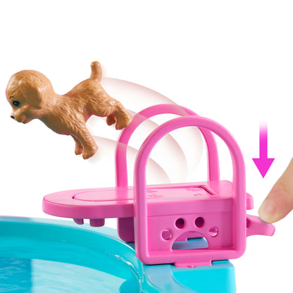 Barbie Dream Pool Playset with Slide & Accessories
