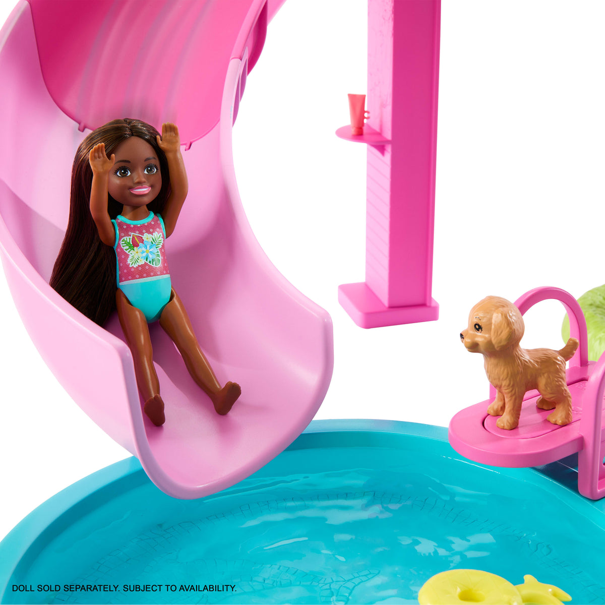 Barbie Dream Pool Playset with Slide & Accessories