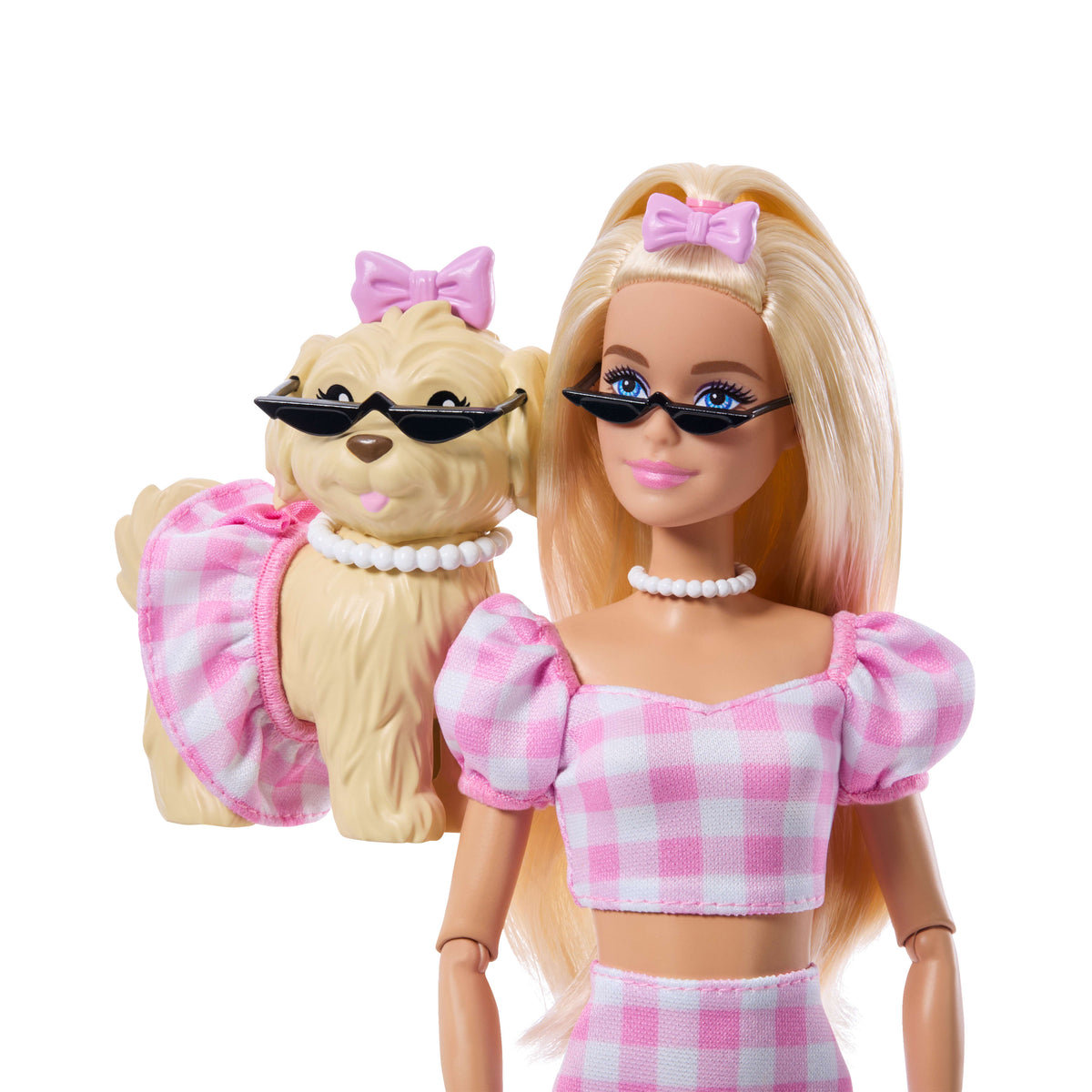 Barbie Twinning Looks Blonde Doll with Matching Pet Accessories