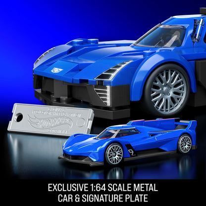 Hot Wheels Brick Shop Cadillac Project GTP Hypercar 1:32 Scale Model Toys for Kids